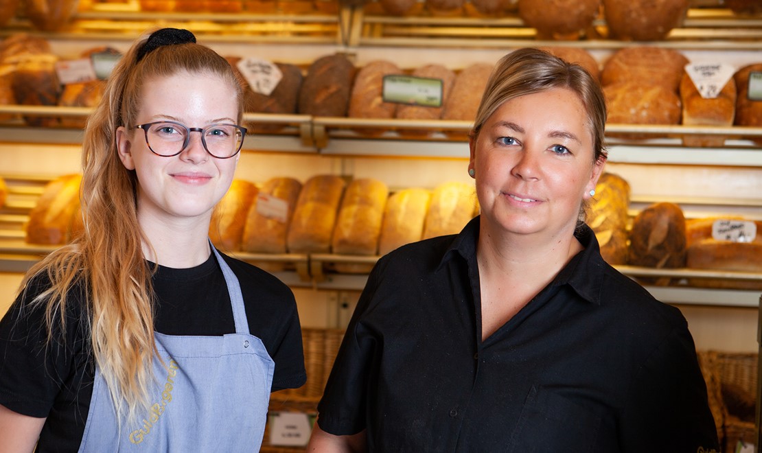 Mød pigerne hos GuldBageren Auning